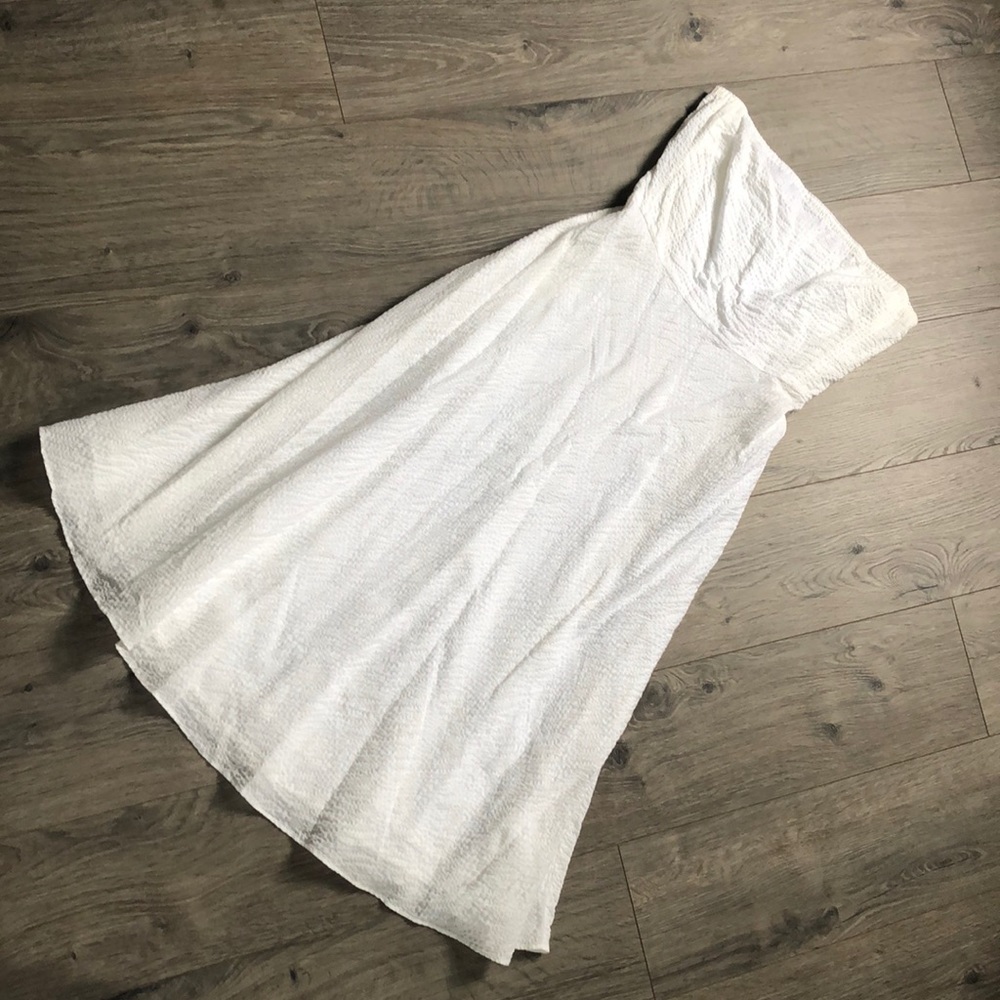 J crew strapless fit and flare dress